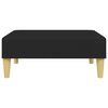 vidaXL Footstool Black 77x55x31 cm Fabric