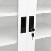 vidaXL Office Cabinet White 90x40x90 cm Steel