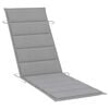 vidaXL Garden Sun Lounger with Cushion Solid Wood Acacia
