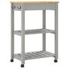 vidaXL Kitchen Trolley MONZA 60x40x88.5 cm Solid Wood Pine