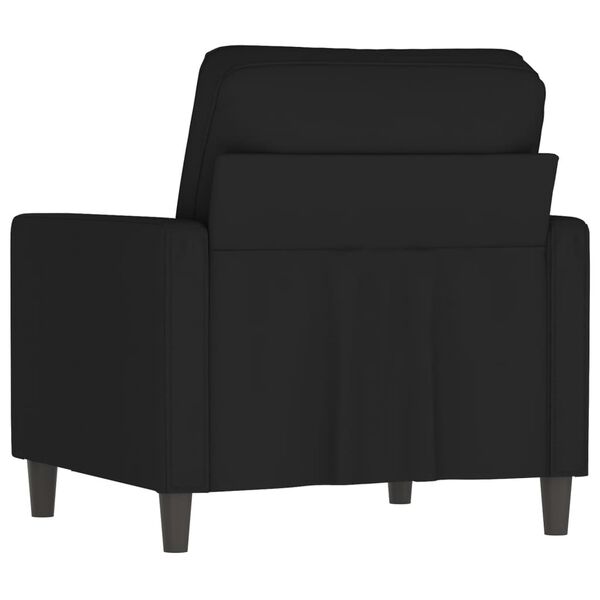 vidaXL Sofa Chair Black 60 cm Velvet