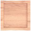 vidaXL Table Top Light Brown 40x40x(2-4) cm Treated Solid Wood Live Edge