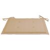 vidaXL Garden Chairs with Tea Table and Cushions Solid Acacia Wood