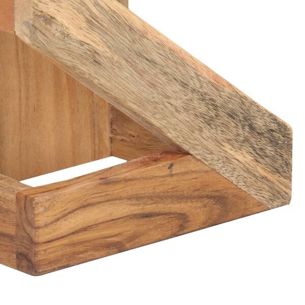 vidaXL Wine Rack for 5 Bottles Solid Acacia Wood