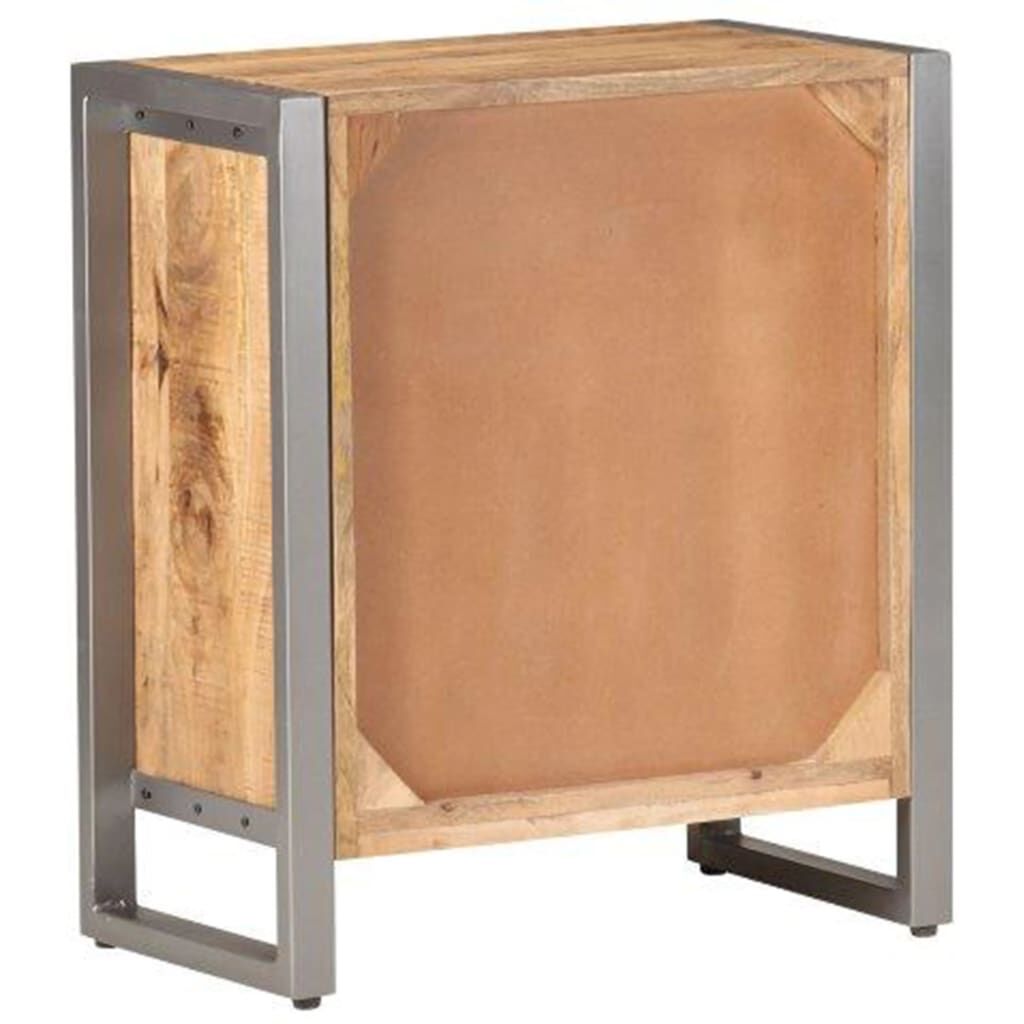 vidaXL Sideboard 60x35x72 cm Rough Mango Wood