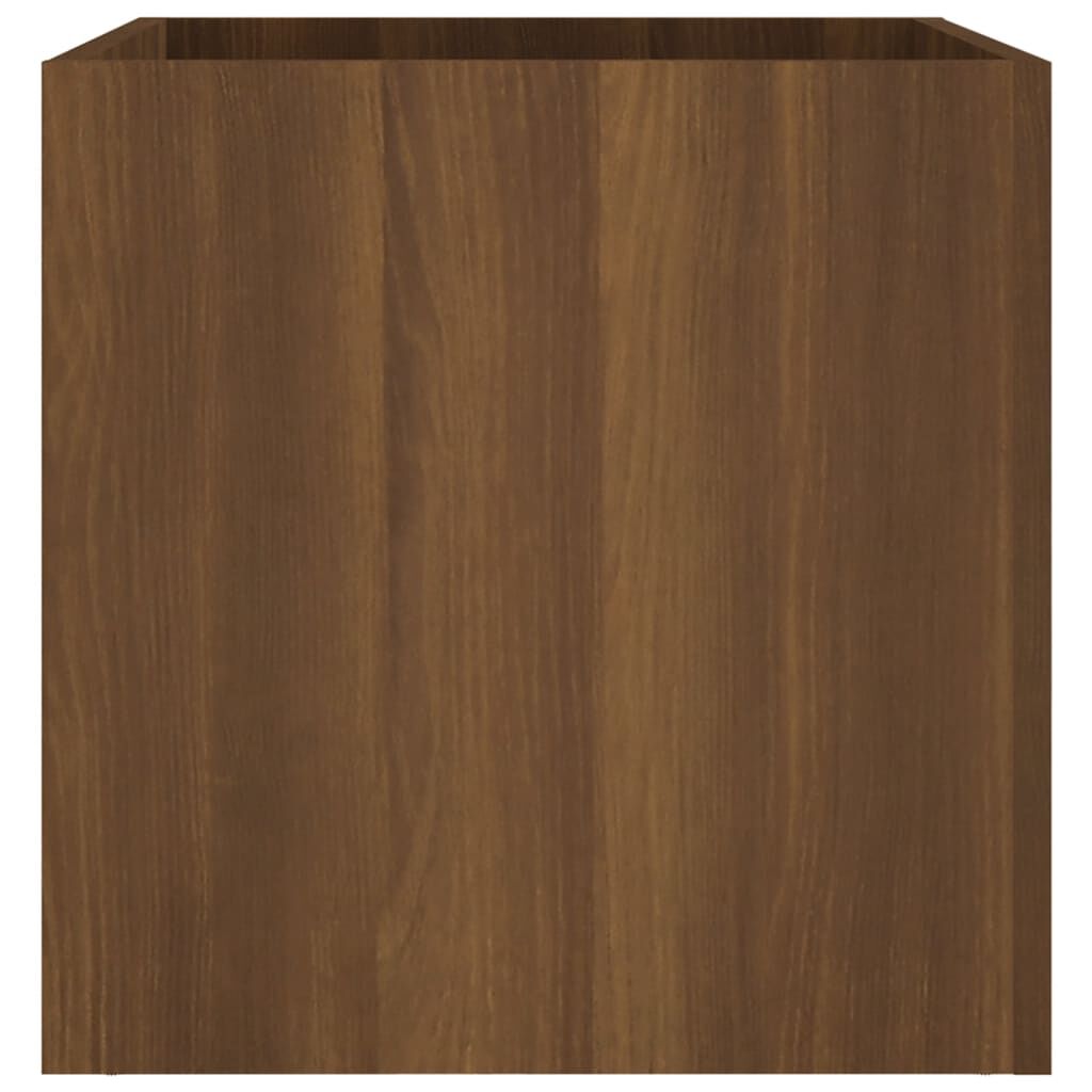 vidaXL Planter Box Brown Oak 40x40x40 cm Engineered Wood