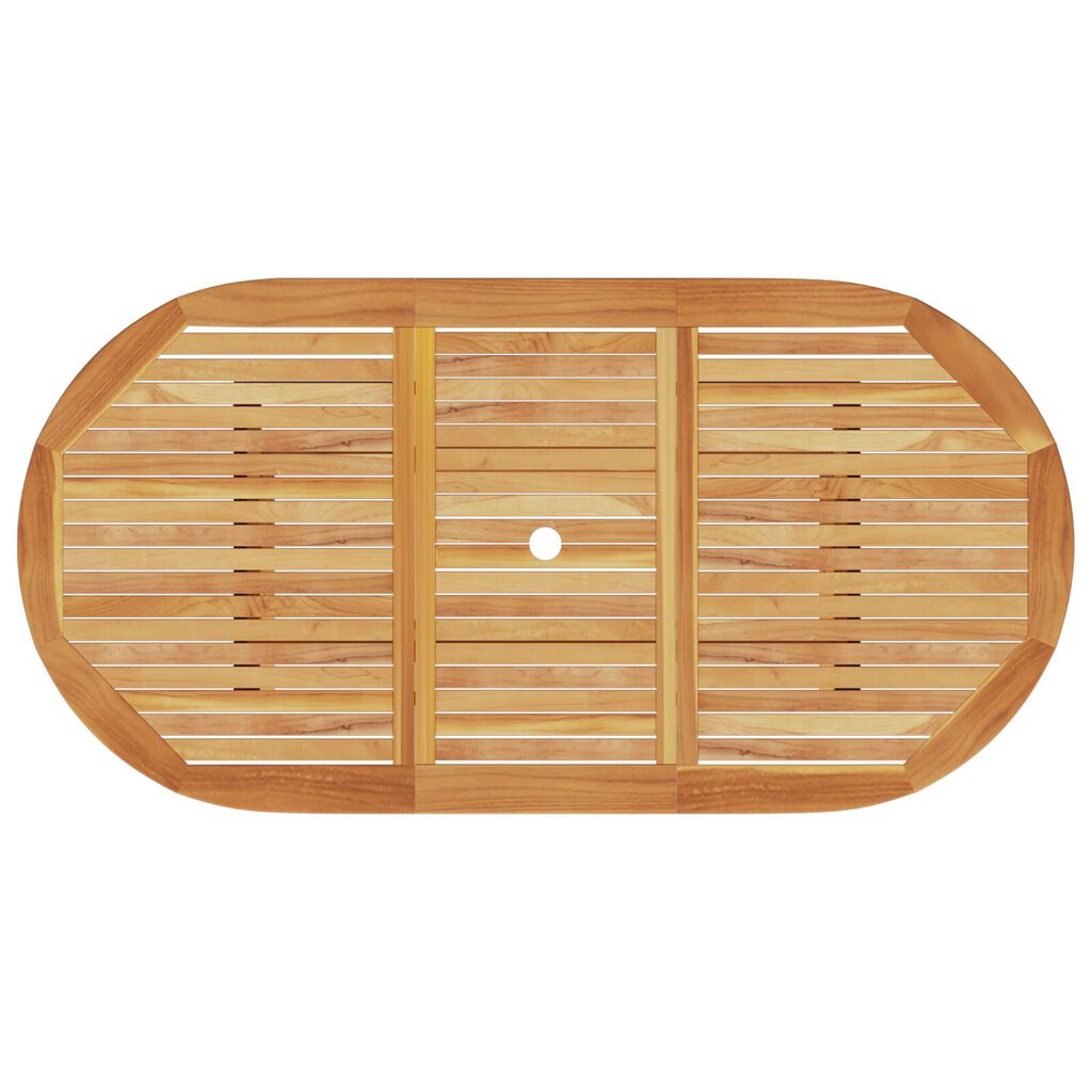 vidaXL Outdoor Dining Set Set of 5 Natural Wood Solid Acacia Wood