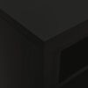 vidaXL Sliding Door Cabinet Black 90x40x90 cm Steel