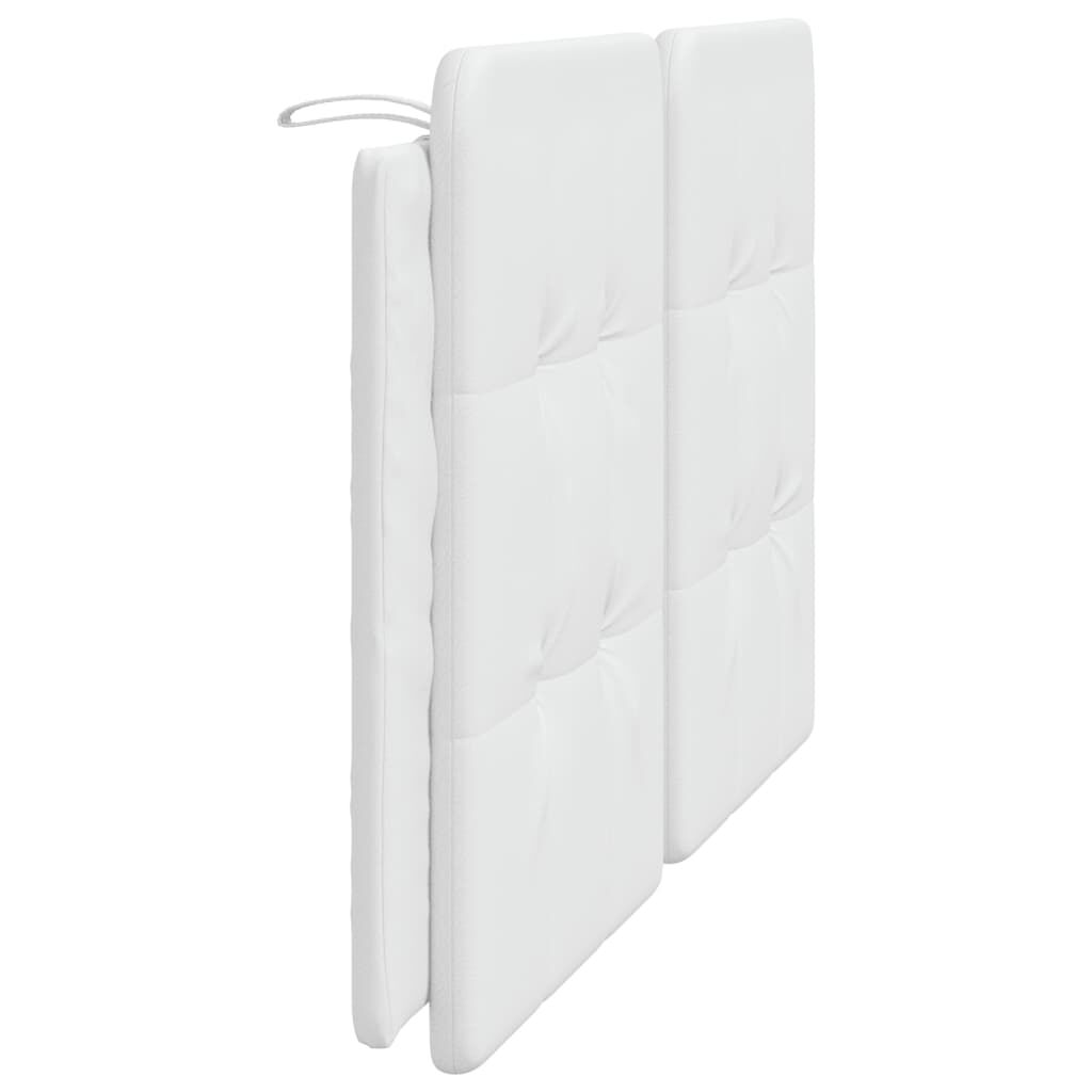vidaXL Headboard Cushion "Zadar" White 152 cm Queen Faux Leather