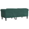 vidaXL Sofa 2-Seater Dark Green Velvet