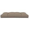 vidaXL Pallet Cushion Taupe 120x80x12 cm Fabric