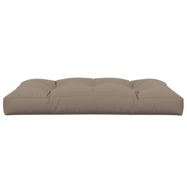 vidaXL Pallet Cushion Taupe 120x80x12 cm Fabric