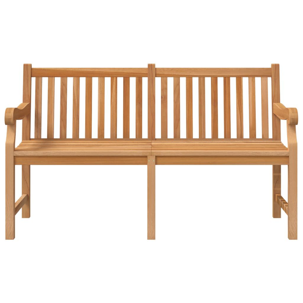 vidaXL Garden Bench 150 cm Solid Teak Wood