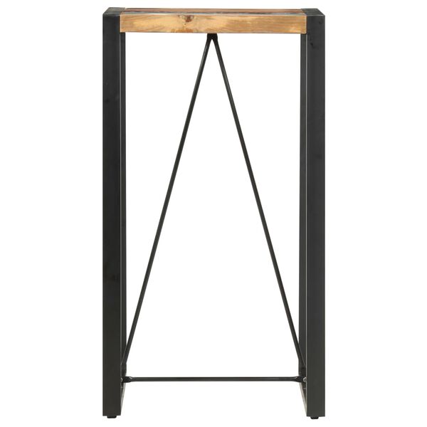 vidaXL Bar Table 60x60x110 cm Solid Reclaimed Wood