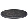 vidaXL Table Top Black Ø50x2.5 cm Marble