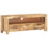 vidaXL TV Cabinet 110x30x40 cm Rough Mango Wood