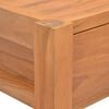 vidaXL Desk with 2 Drawers 100x40x75 cm Teak Wood