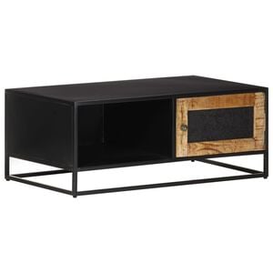 vidaXL Coffee Table 90x50x35 cm Rough Mango Wood