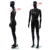 vidaXL Full Body Male Mannequin with Glass Base Glossy Black 185 cm