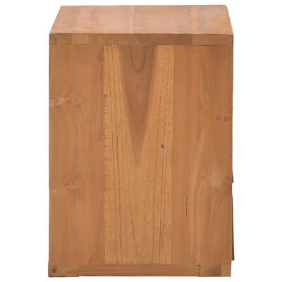 vidaXL Bedside Cabinet 40x30x40 cm Solid Teak Wood