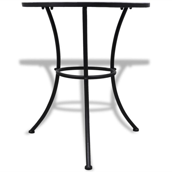 vidaXL Bistro Table Blue and White 60 cm Mosaic