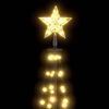vidaXL Christmas Cone Tree Warm White 84 LEDs Decoration 50x150 cm