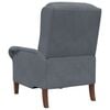 vidaXL Armchair Dark grey 76 x 94 x 102 cm Velvet