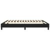 vidaXL Box Spring Bed Frame Black 183x213 cm Faux Leather