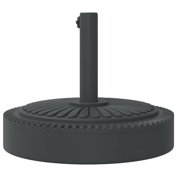 vidaXL Parasol Base for Ø38 / 48 mm Poles 25 kg Round