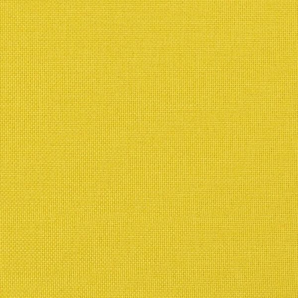 vidaXL Slipper Chair Light Yellow Fabric