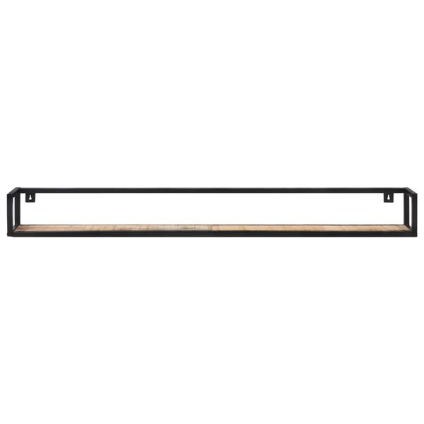 vidaXL Wall Shelves 2 pcs 160 cm Rough Mango Wood