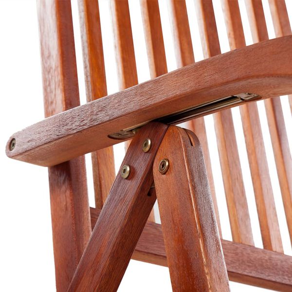 vidaXL Folding Garden Chairs 4 pcs Solid Acacia Wood
