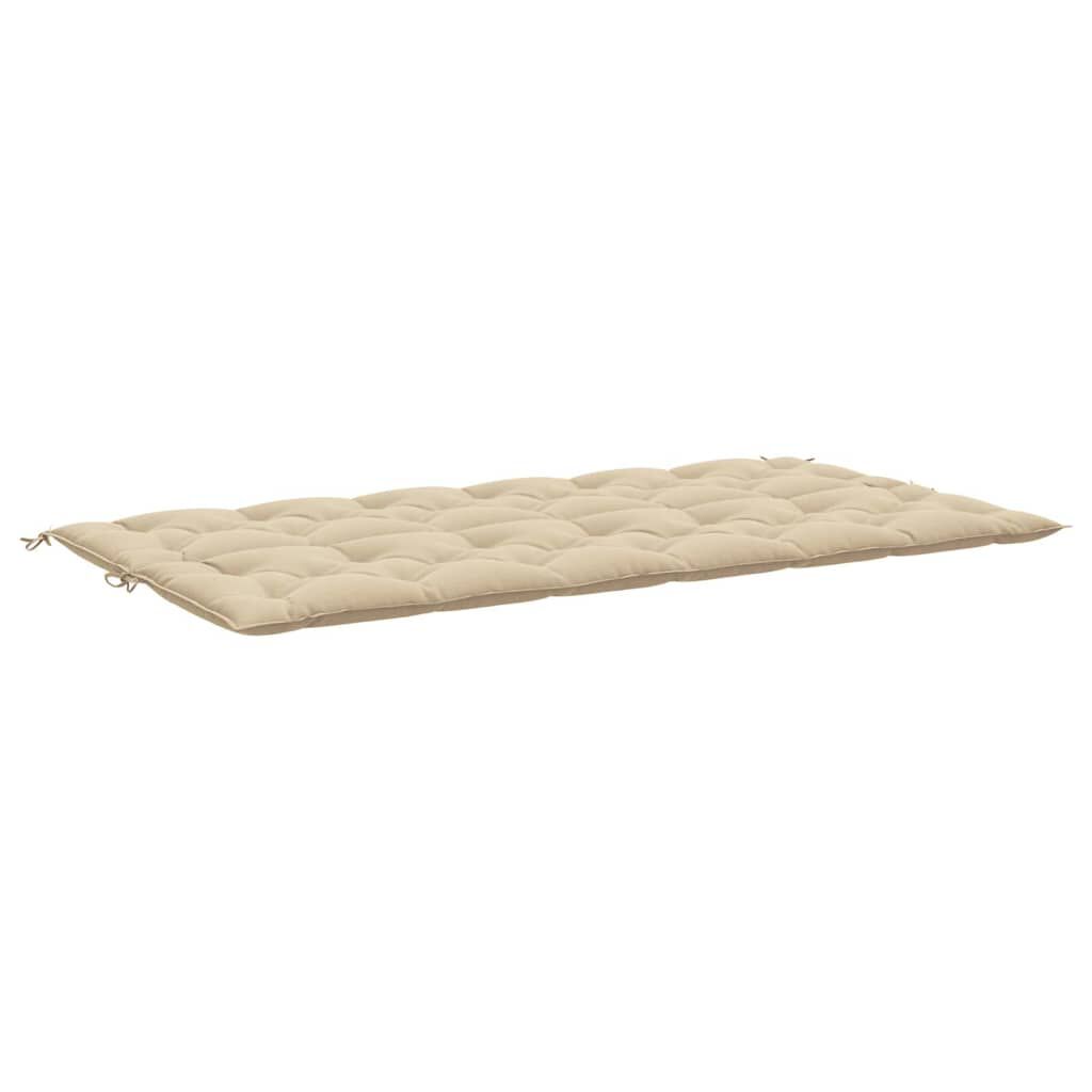 vidaXL Garden Bench Cushion Beige 200x(50+50)x7cm Oxford Fabric