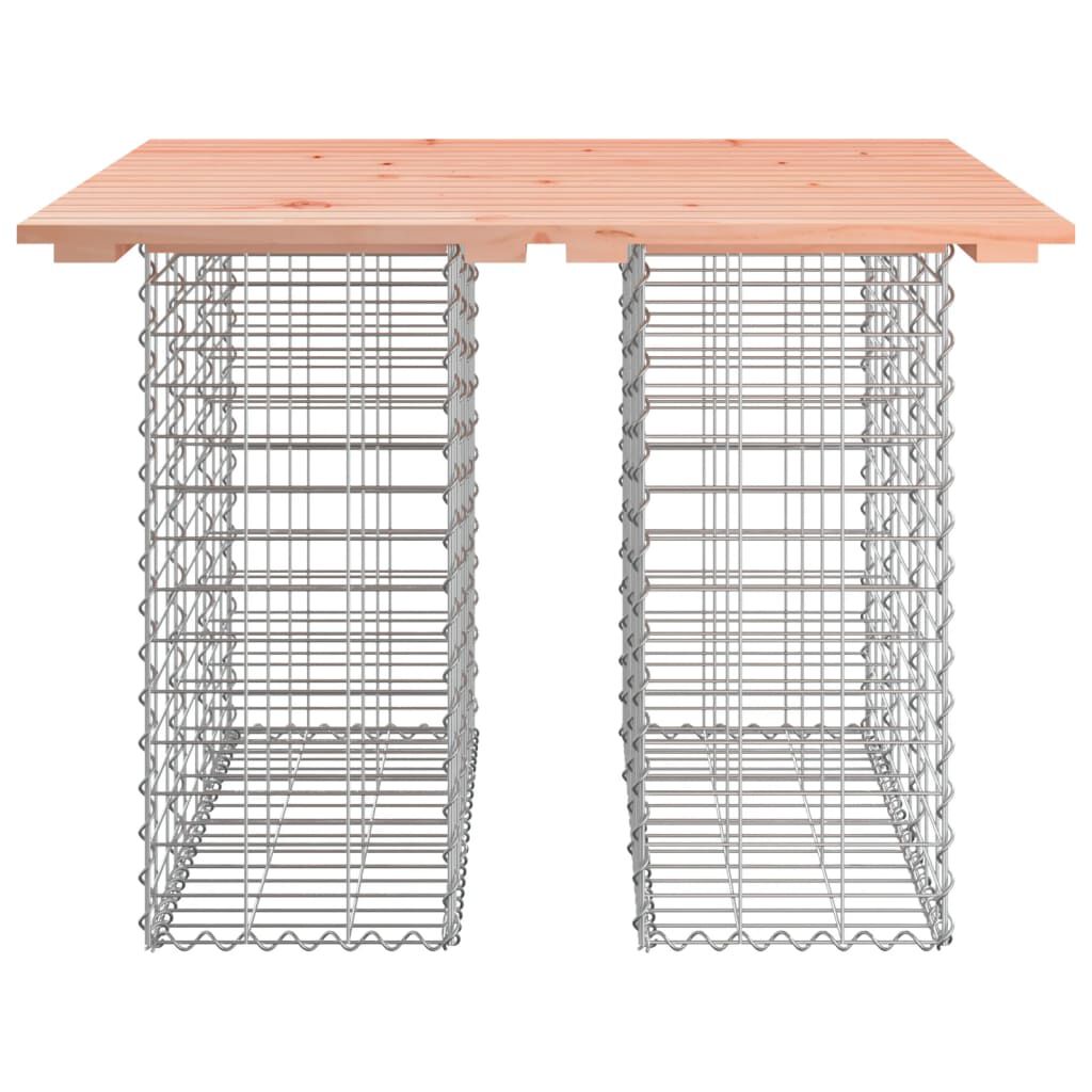 vidaXL Garden Bench Gabion Design 100x102x72 cm Solid Wood Douglas