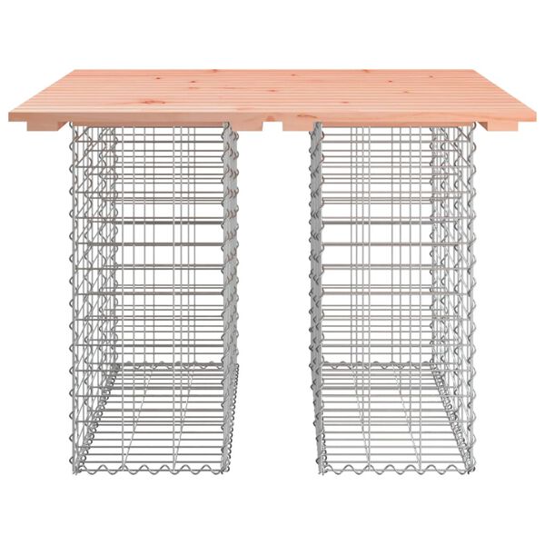 vidaXL Garden Bench Gabion Design 100x102x72 cm Solid Wood Douglas