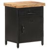 vidaXL Bedside Cabinet 40x30x52 cm Rough Mango Wood