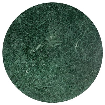 vidaXL Coffee Table Green 60x60x35 cm Real Stone with Marble Texture