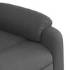 vidaXL Electric Massage Recliner Chair Dark Grey Fabric