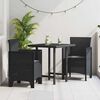 vidaXL Garden Chair 2 pcs Anthracite 53 x 49 x 85 cm PP