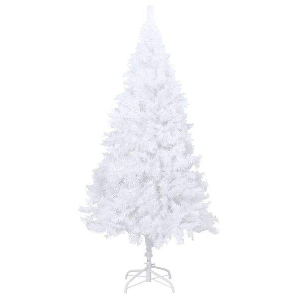 vidaXL Artificial Pre-lit Christmas Tree with Thick Branches White 120 cm