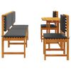 vidaXL Garden Bistro Set 5 pcs Brown Solid Acacia Wood