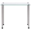 vidaXL Nesting Tables 3 pcs Transparent Tempered Glass