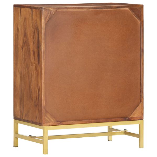 vidaXL Sideboard 60x35x75 cm Solid Acacia Wood