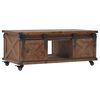 vidaXL Coffee Table Solid Fir Wood 91x51x38 cm Brown