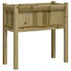 vidaXL Garden Planters 2 pcs with Legs Impregnated Wood Pine
