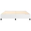 vidaXL Bed Frame without Mattress White California King Faux Leather (US Only)