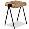 vidaXL Side Table Solid Reclaimed Teak