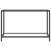 vidaXL Console Table Transparent 120x35x75 cm Tempered Glass