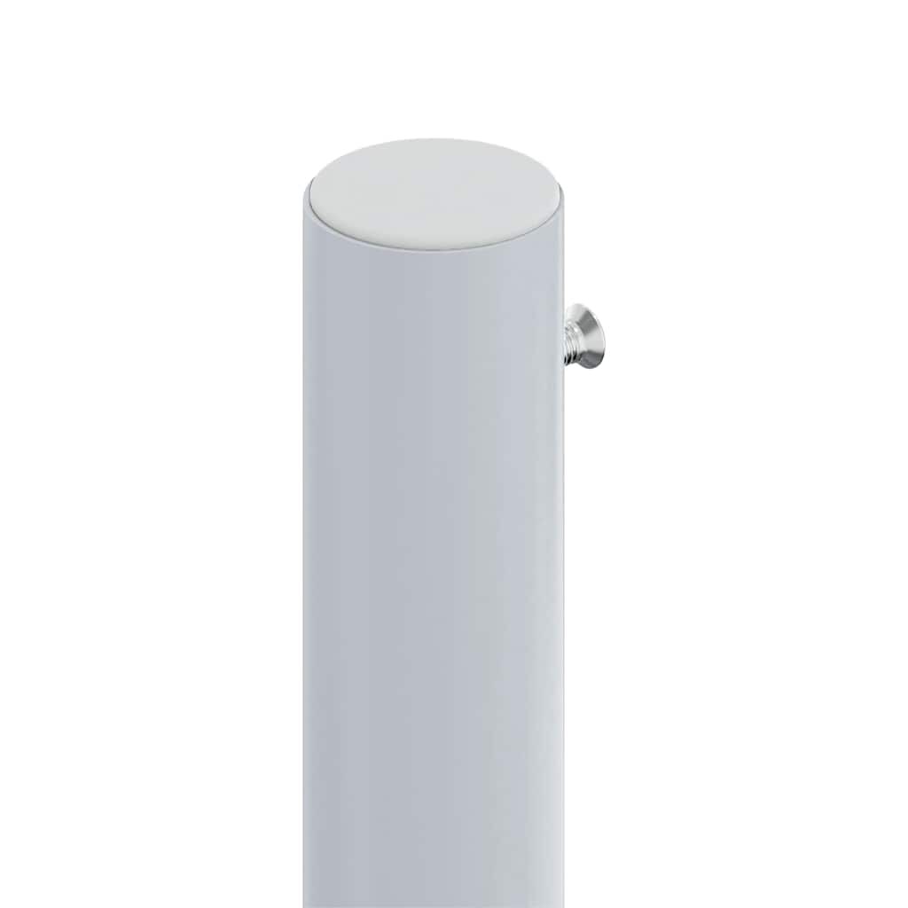 vidaXL Retractable Side Awning Cream 117x1200 cm