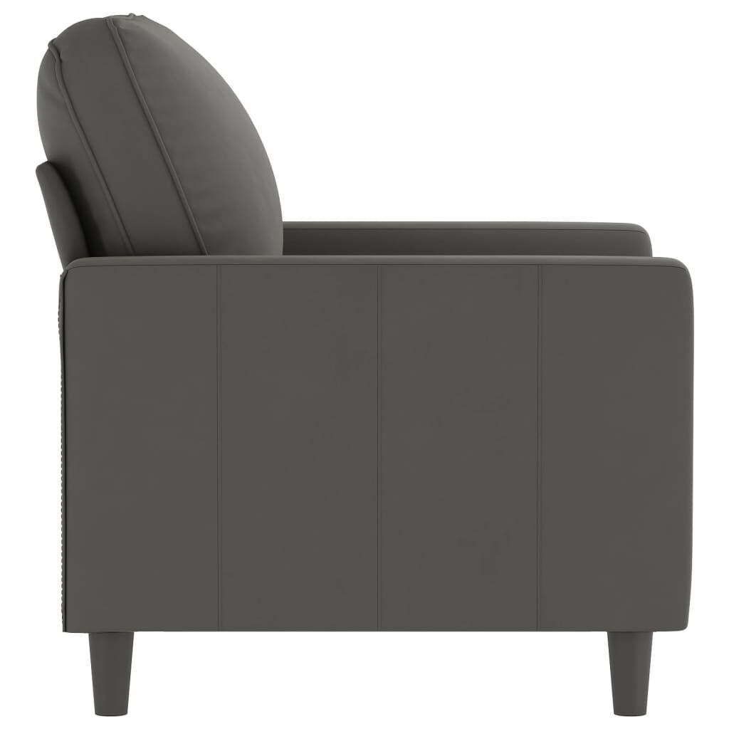 vidaXL 2-Seater Sofa Light Grey 120 cm Velvet